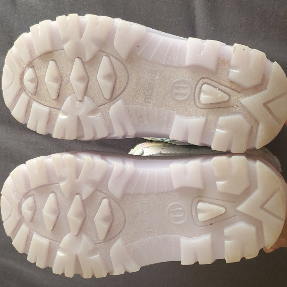 Disney Frozen Kids Boots - White and Purple - Picture 3 of 3
